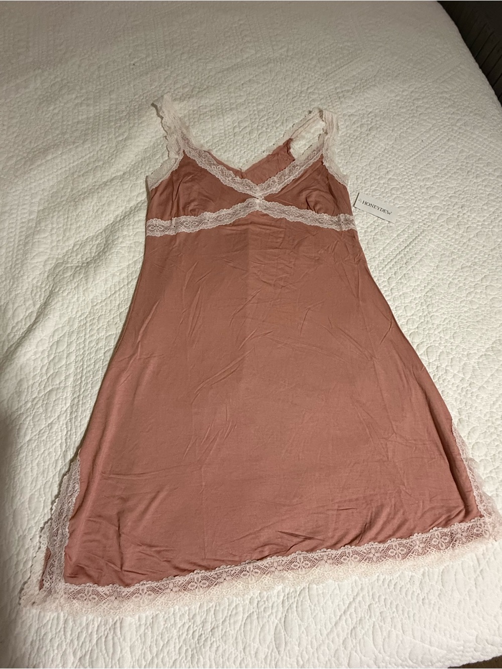 Honeydew Intimates Rose Dust Lace-Trim Slip